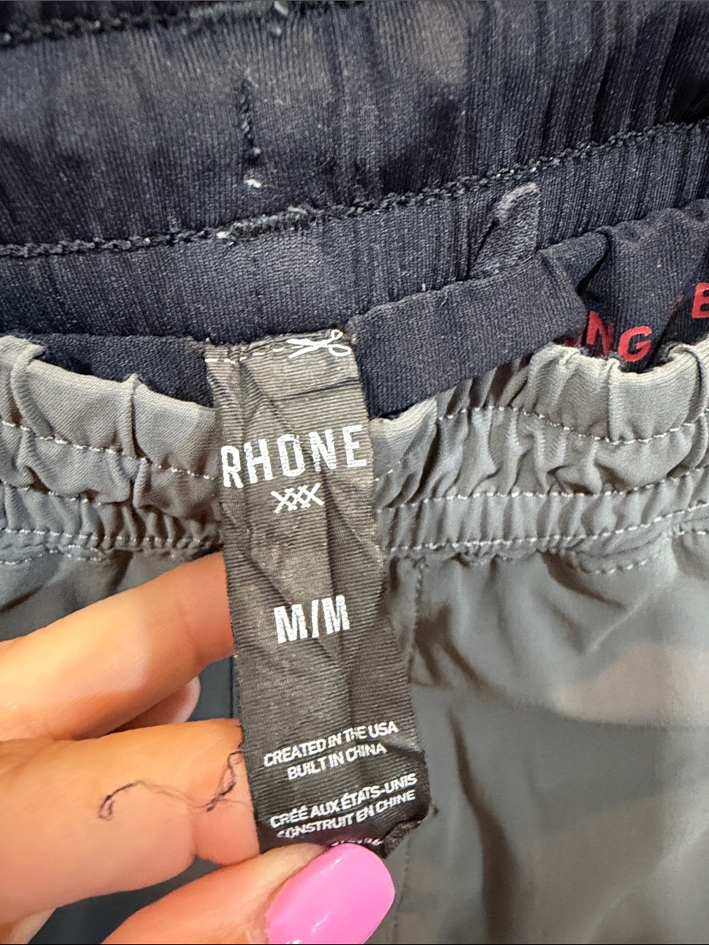RHONE Gray Men's Athletic Shorts – Quick-Dry Performance - Picture 2 of 7